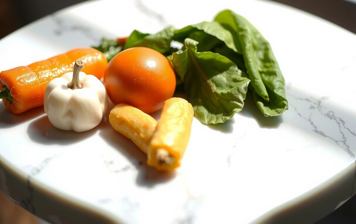 Frische Zutaten Symbolik